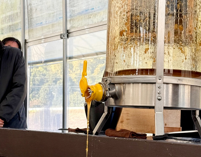 添加物を入れていない100％天然のはちみつを使用しています